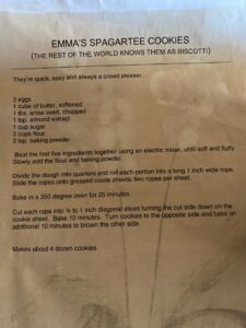 Picture of Grandma Baker's Biscotti recipe